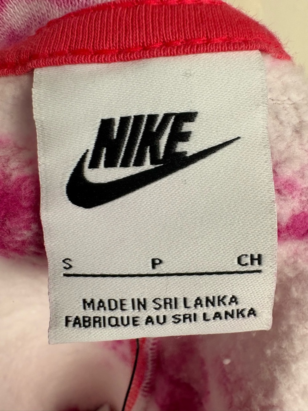NWT Nike Women's Tie Dye Crew Sweat shirt size S - Picture 8 of 10